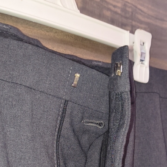 Ralph Lauren Wool Slim Fit Dress Pants - 36W x 32L - Charcoal Gray - Picture 6 of 10